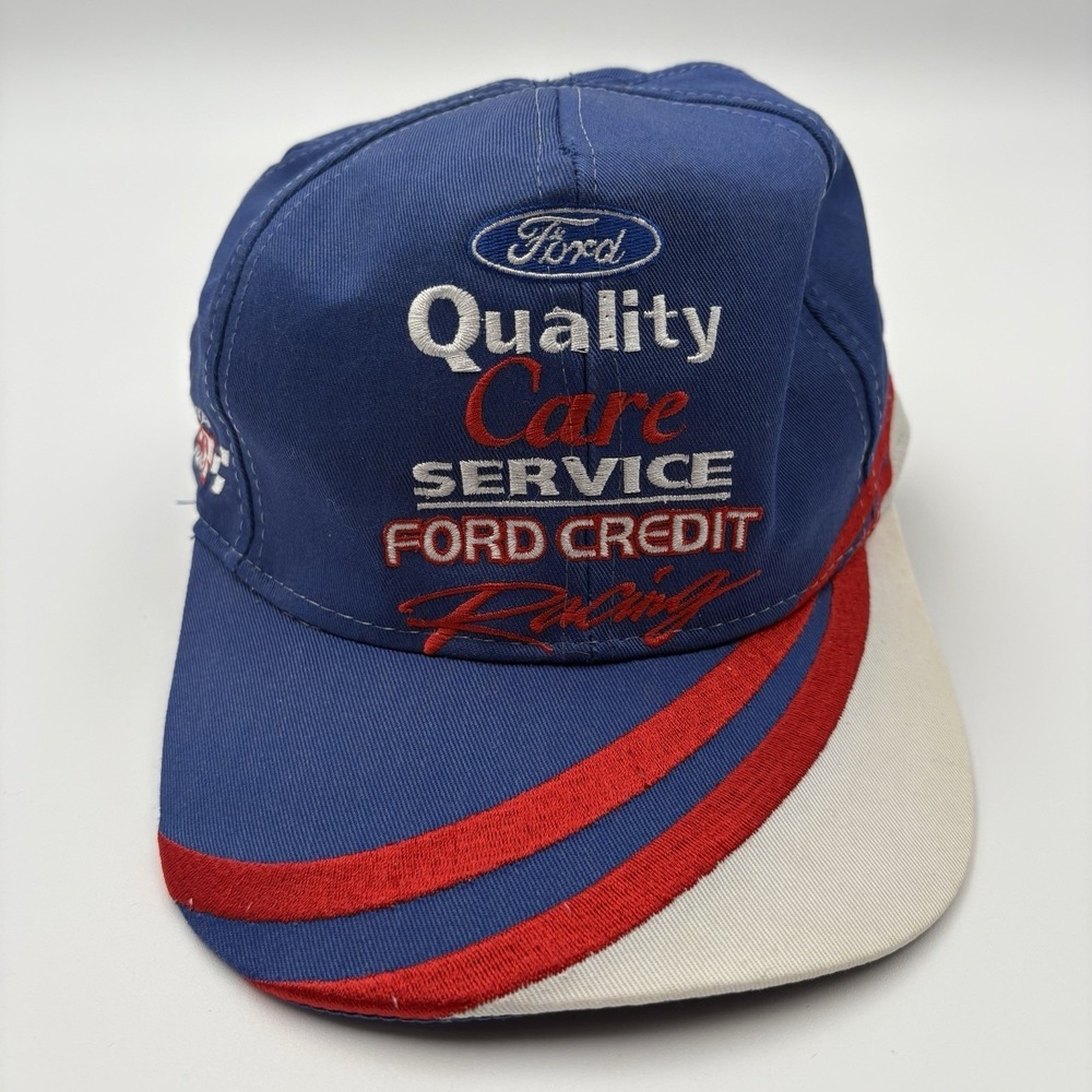 VTG Dale Jarrett 88 Hat Ford‎ Quality Care Service NASCAR Racing Snapback Cap